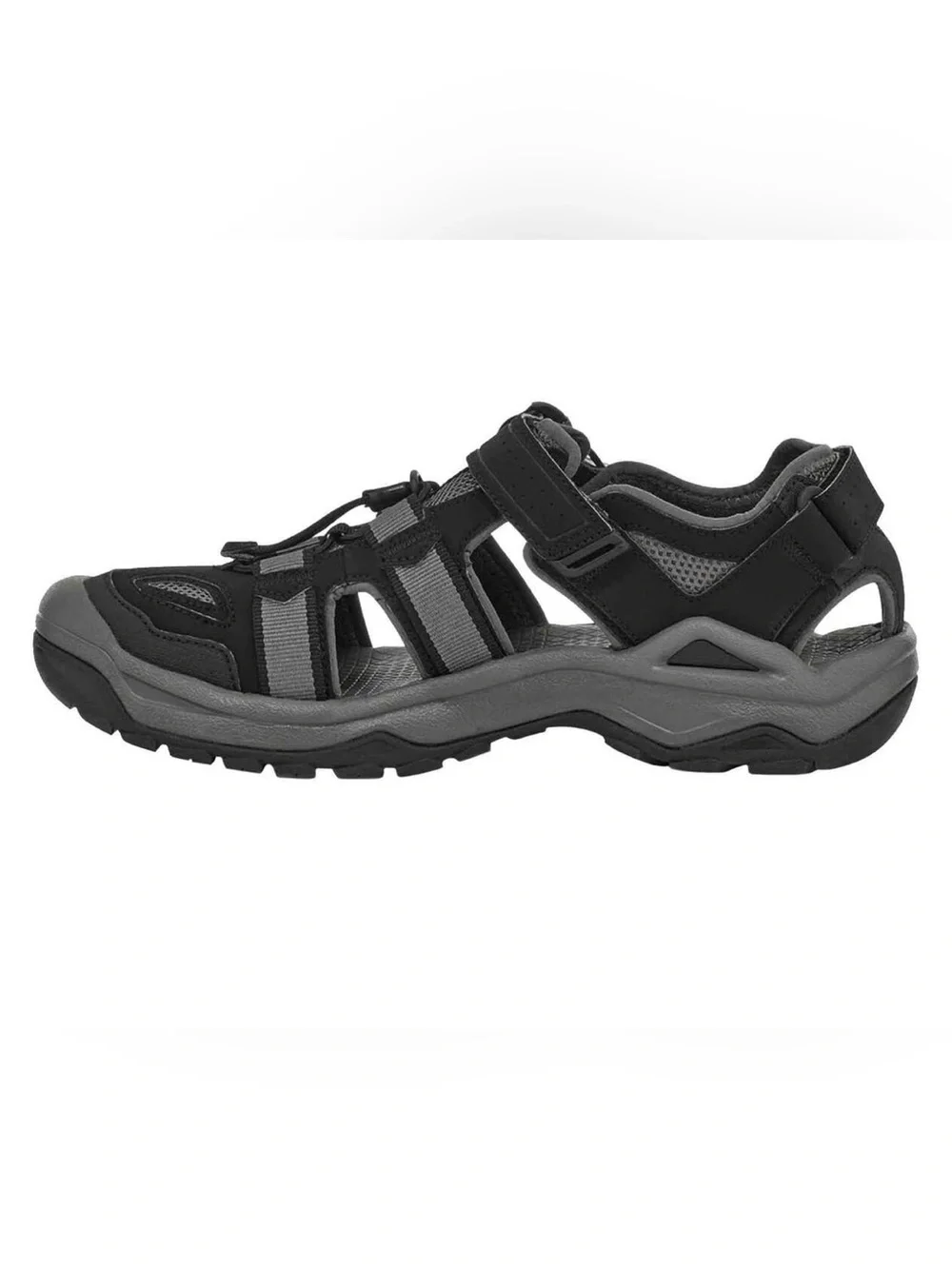 NWB Teva Black and Gray Men's Outdoor Sport Sandal, Size 13